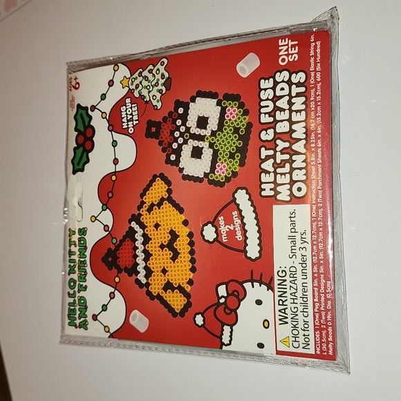 Brand New Hello Kitty and Friends Saniro Heat &Fuse Melty Beads Ornament Set - Picture 1 of 5